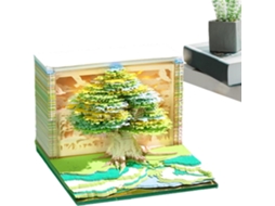 Calendrier 3d 2027 Bloco De Notas Em Forma De Árvore Com Luz Led