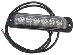 Luz Estroboscópica Ultrafina Para Vans, 6 Leds, Ipx4, Liga De Alumínio