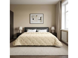 Vidaxl Duvet De Ano Inteiro Colchonete Creme 200 X 240 Cm