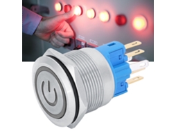 Interruptor Botão Dc3 6v 6 Pinos Auto bloqueio