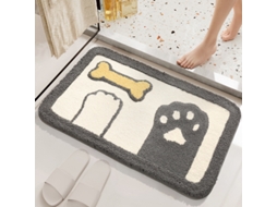 Tapetes de Banho Antiderrapantes Absorventes de Secagem Rápida para Decoração de Banheiro Padrão 7 EVELTEK 50x80cm