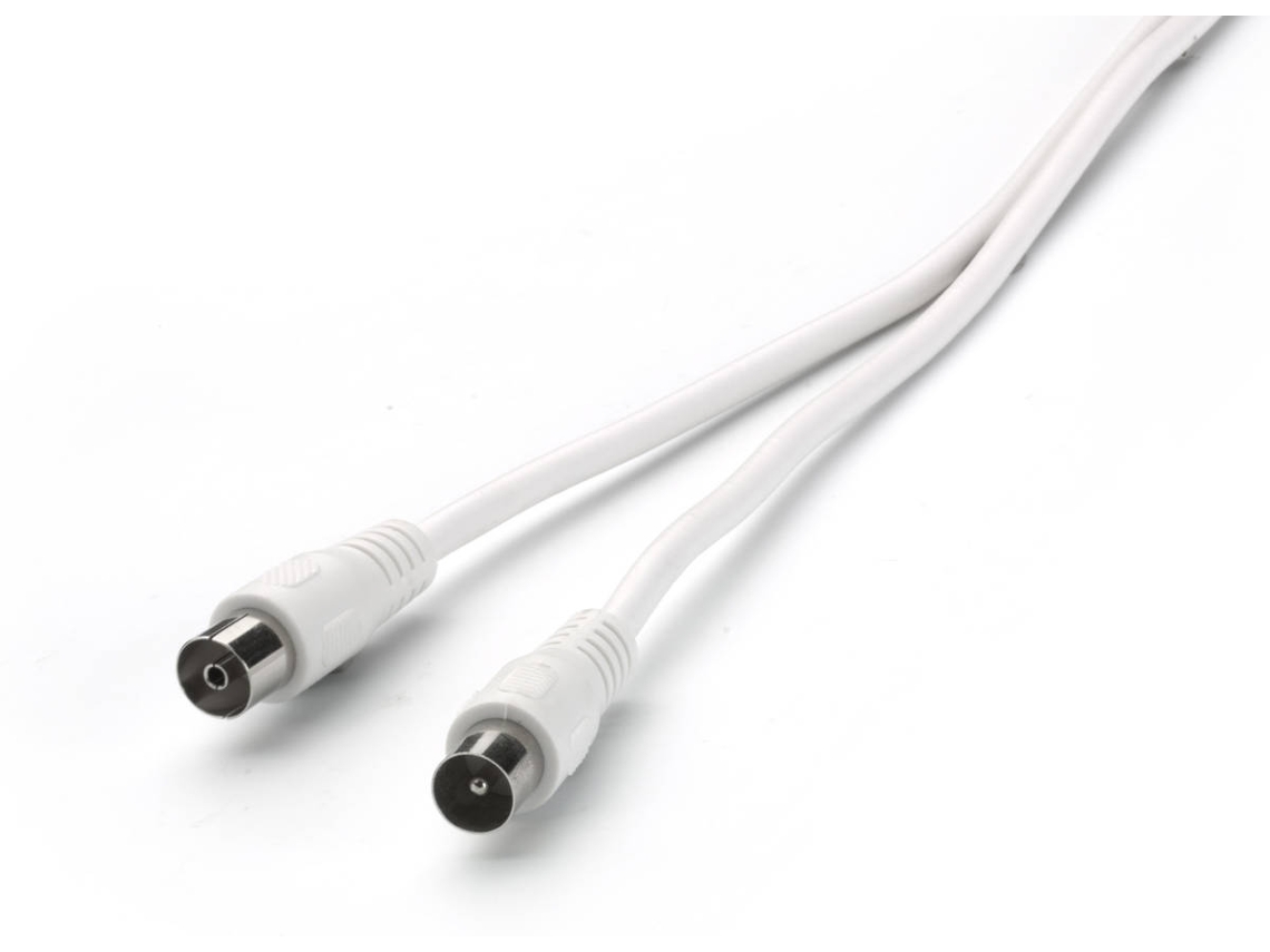 Cabo Antena VIVANCO 48503 B48/20 (3 m - Branco)