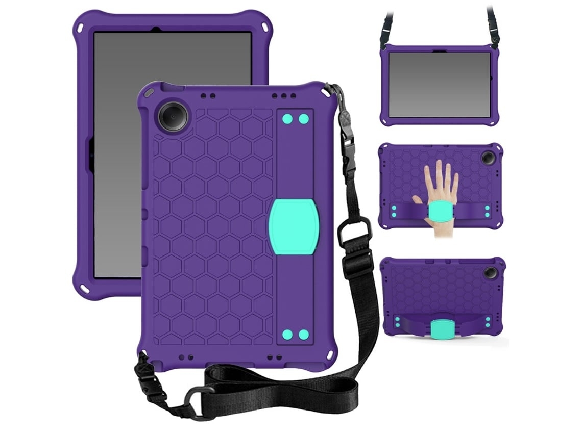 Capa Para Tablet Lurelia, Compatível Com Samsung Galaxy Tab S6 Lite 10.4 P615/p610, Roxo, Suporte Giratório, Proteção Antiquedas