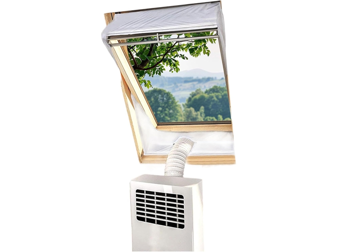 Kit De Ventilação Para Ar Condicionado Janela | Vedação Portátil – Dutos Móvel Casa, Apartamento, Fazenda, Dormitório