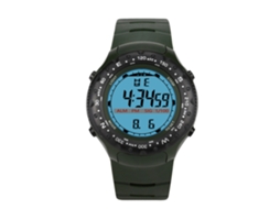 Relógio de pulso esportivo eletrônico masculino de silicone DZB17 verde