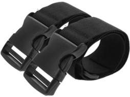 Alça De Bagagem Ajustável Em Duas Peças Com Fivela Resistente, Acessório Versátil Para Malas E Mochilas