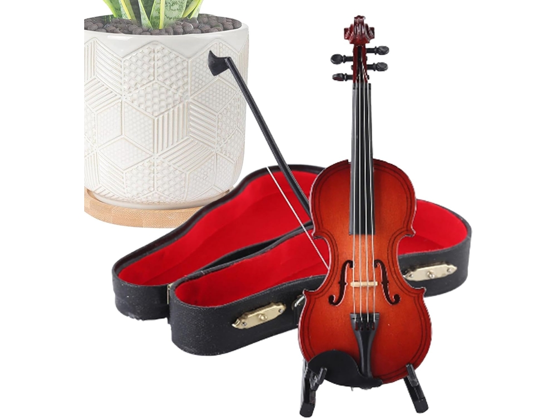 Pequeno Violino Decorativo, Modelo De Instrumento Musical | Estatueta De | Ornamento