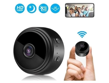 SHAN Mini Câmera Espiã, HD 1080P Portátil Mini Câmera WiFi Vigilância de Segurança Doméstica Sem Fio, Pequena Câmera Espiã SHAN