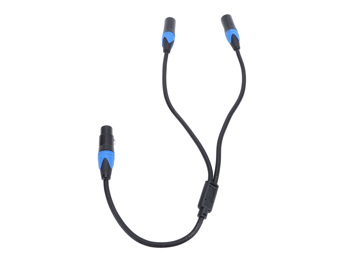 Cabo Divisor Xlr Duplo Fêmea para Xlr Macho EOOCOO