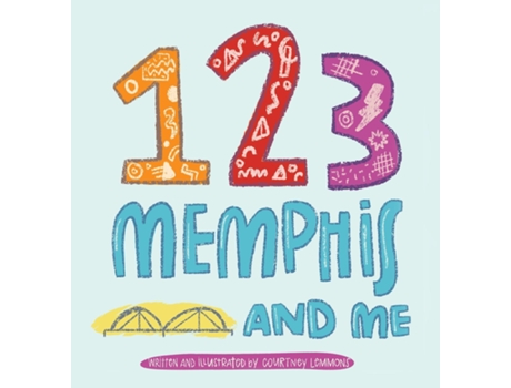 Livro 123 Memphis and Me de Courtney Lemmons (Inglês)