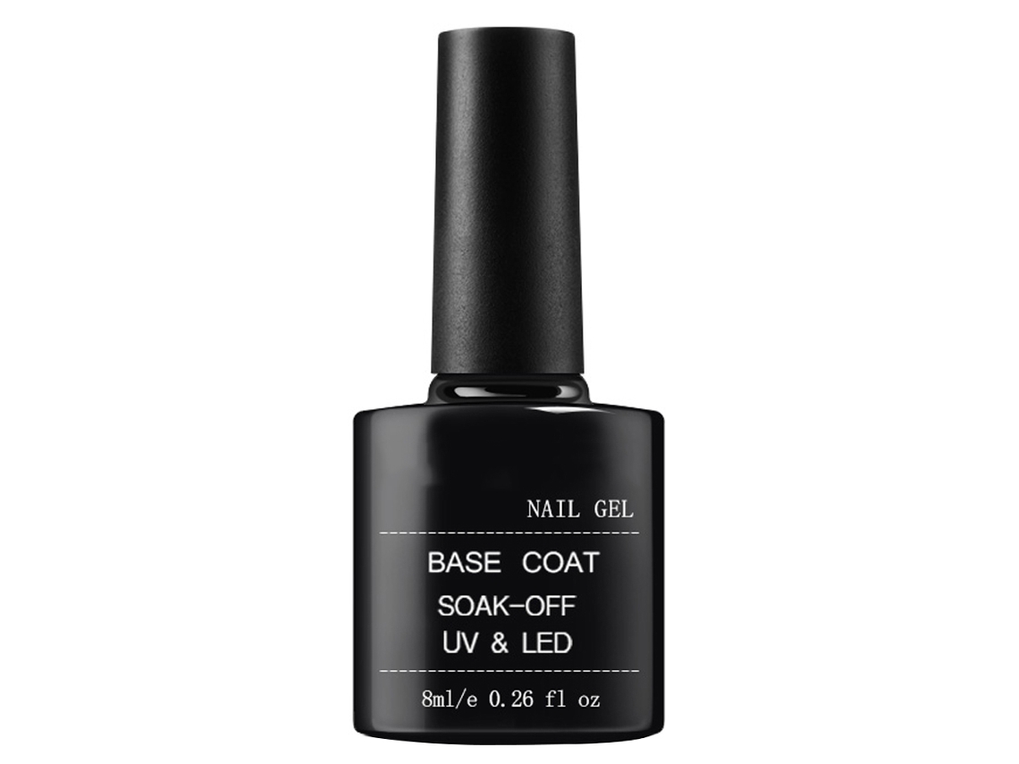 Esmalte De Unha Gel Glitter Brilhante Soak Off Uv/led 8ml Top Glue Para Manicure