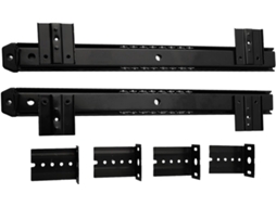 Corrediças Para Gaveta De Teclado Com Amortecedor, Suporte De Trilho Inferior Extensão Total 350mm Para Bandeja Teclado