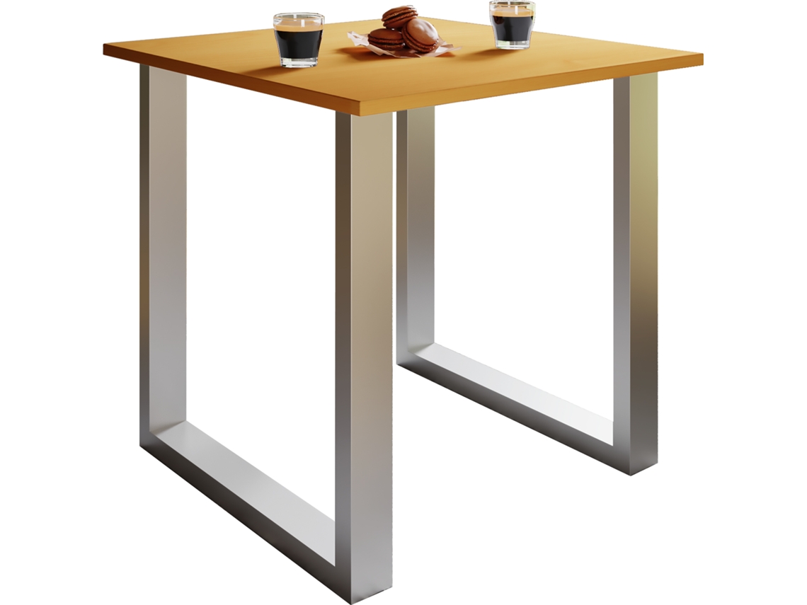 Mesa De Jantar De Madeira Mesa De Cozinha Xona U 140x50 Vcm