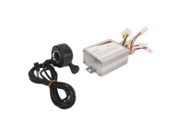 Conjunto Controle De Bicicleta Elétrica Com Acelerador De Polegar 24v 500w Para Motores Dc Acessórios