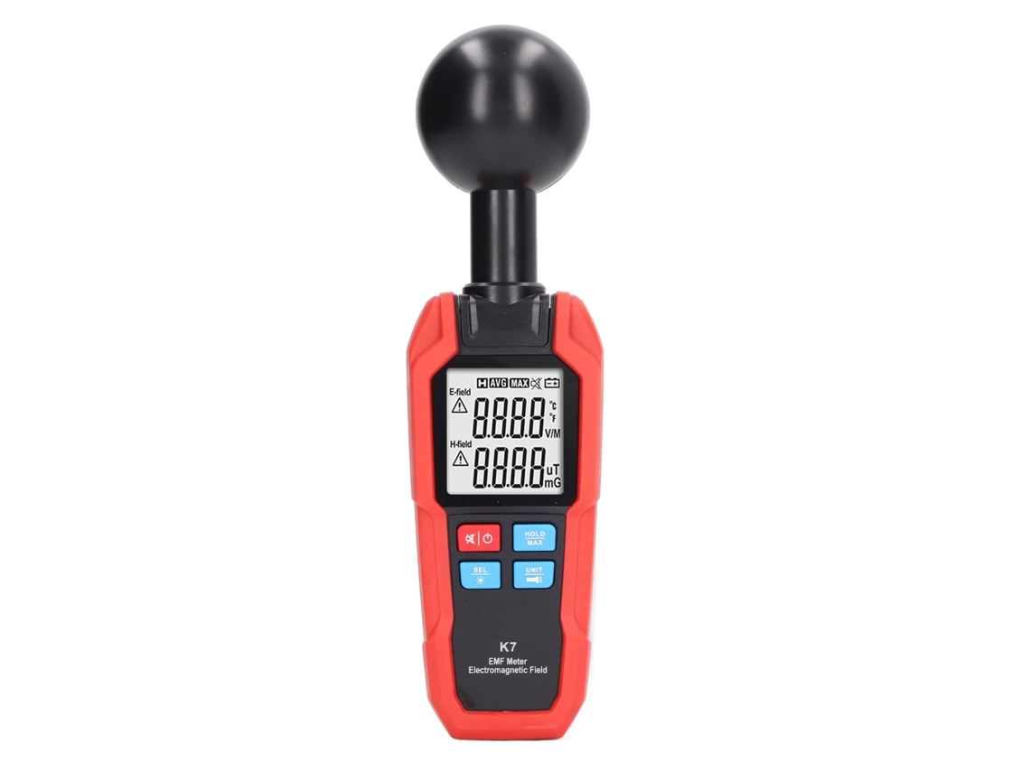Medidor de EMF Detector de Campo Eletromagnético Portátil MARCA