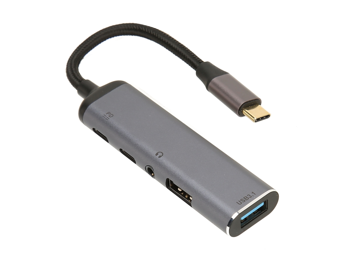 Estação de Docking Usb C Multifuncional com Pd100w Usb3.1 Usb2.0 Type C 3.5 Áudio Hub