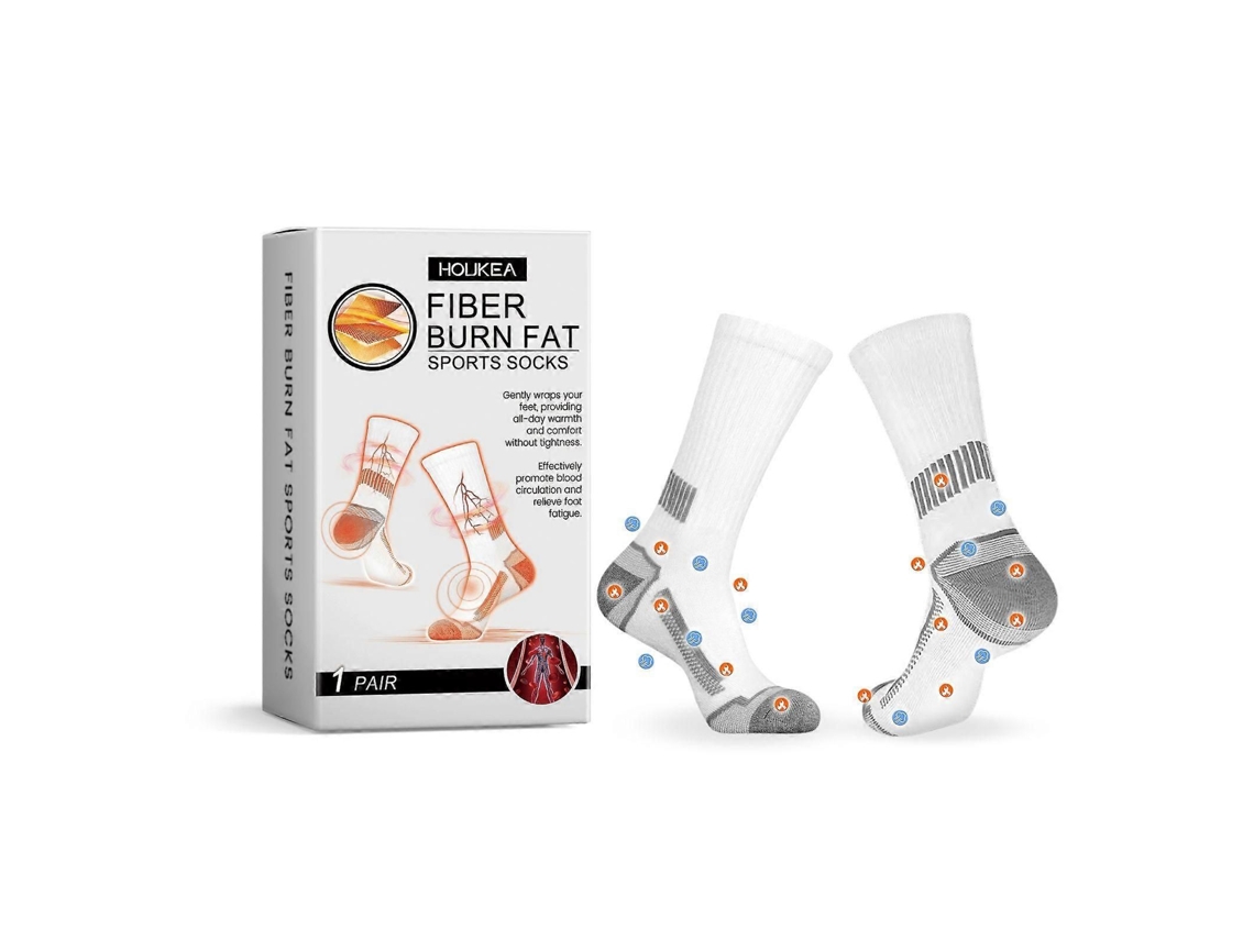 Meias De Fibra Para Cuidados Com Os Pés, Meias Macias E Elásticas Para Massagem Nos Pés E Ajuste Perfeito Ao Corpo.
