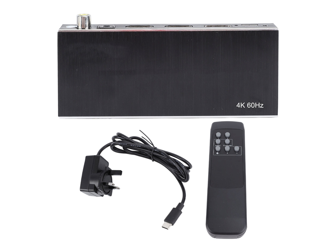 Switch HDMI EOOCOO, transmissão 4K60Hz, distribuição bidirecional