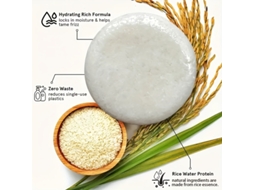 Sabonete 60g Rico Agua Arroz Natural Adaptável Todo Cabelo, Xampu Suave para Banho. STELASPLEN