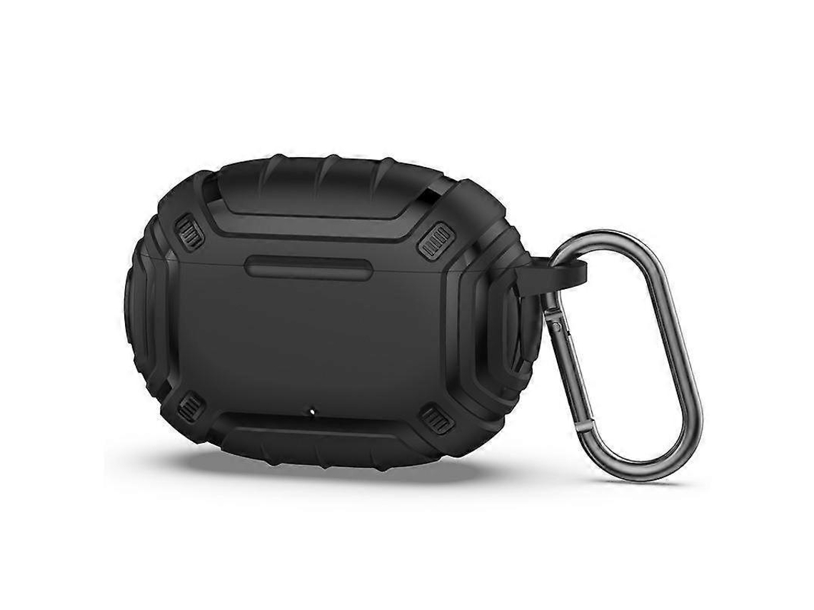Capa protetora de espuma TPU resistente a impactos com clipe de metal para fones de ouvido Beats Studio Buds / Buds+. GIECY
