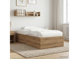 Vidaxl Estrado De Cama Carvalho Artisian 80 X 200 Cm