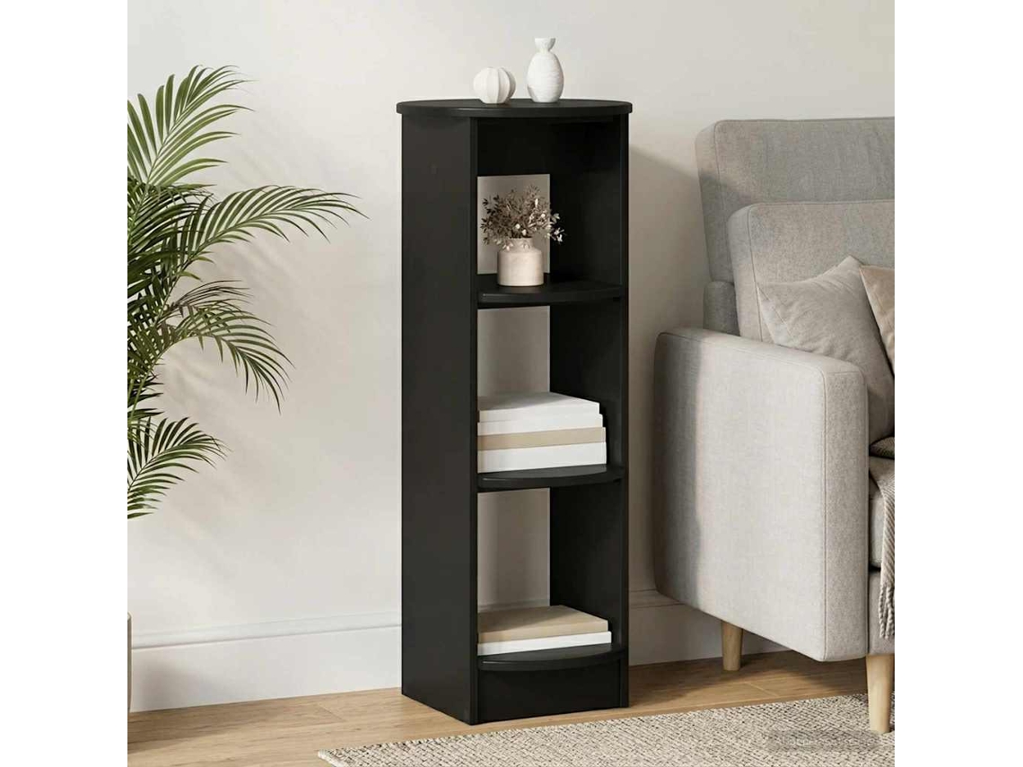 Vidaxl Armário Lateral Preto 40 X 40 X 100 Cm Madeira Engenheirada