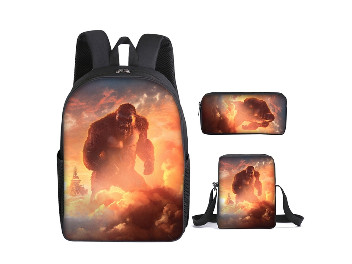 Conjunto De Mochila Escolar De Três Peças*