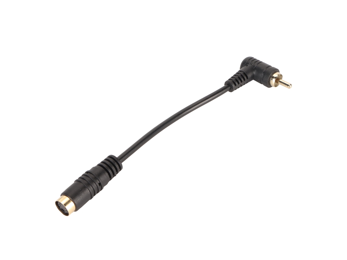 Aetheria cabo Fêmea de Vídeo 4 Pin para Macho Rca 90 Graus Plug And Play Adaptador para Pc Tv