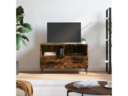 Vidaxl Móvel De Tv 80x36x50 Cm Derivados De Madeira Carvalho Fumado