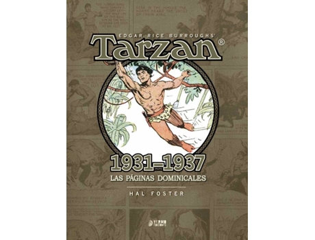 Livro Tarzan de Hal Foster (Espanhol)