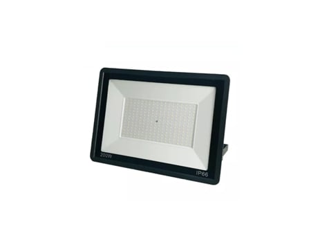Projetor LED fino da série Apple 200W 6000K IP66, perfeito para iluminação externa e interna