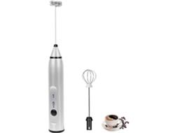 Espumador Elétrico de Leite, Recarregável, 3 Velocidades, para Café, Latte, Cappuccino AQUAFORGE