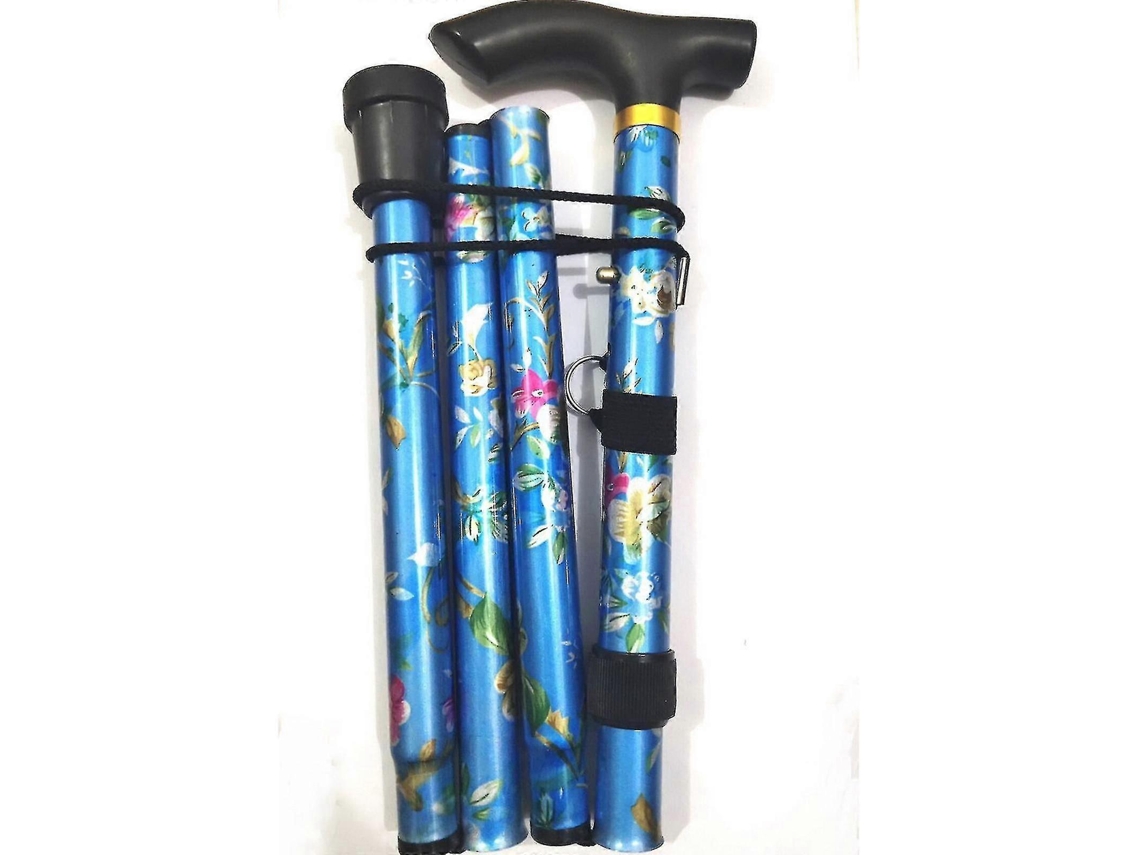 Bengala Dobrável E Ajustável, Leve, Com Empunhadura Confortável E Resistente, Ideal Para Idosos.