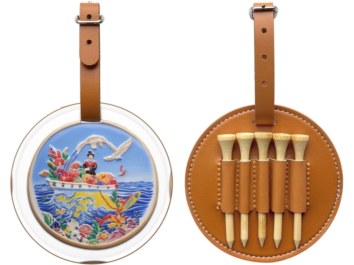 Bolsa para Tees de Golfe Disc Seal, Preta | S/MARCA