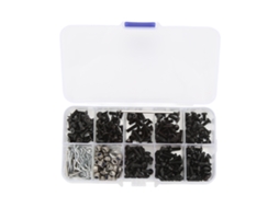 Mali kit de Parafusos Inoxidável Universal para Carros Rc 1/8 1/10, 361 Peças, Acessórios de Upgrade