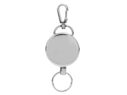 Porta chaves Retrátil de Aço 4cm Resistente