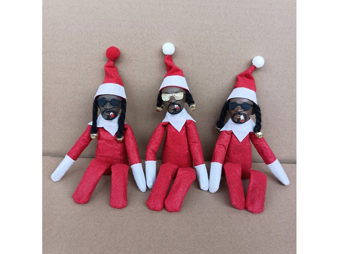 Enfeite De Boneco Duende De Natal (material De Feltro, Decoração De Varanda) Eoocoo
