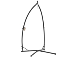 Suporte para Cadeira Suspensa Aço Cor Preto 105x105x215 cm Outsunny