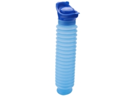 Omni-botella De Orina Portátil Retráctil 750ml Para Viajes Campamentos Pacientes Y Mayores De Plástico Azul