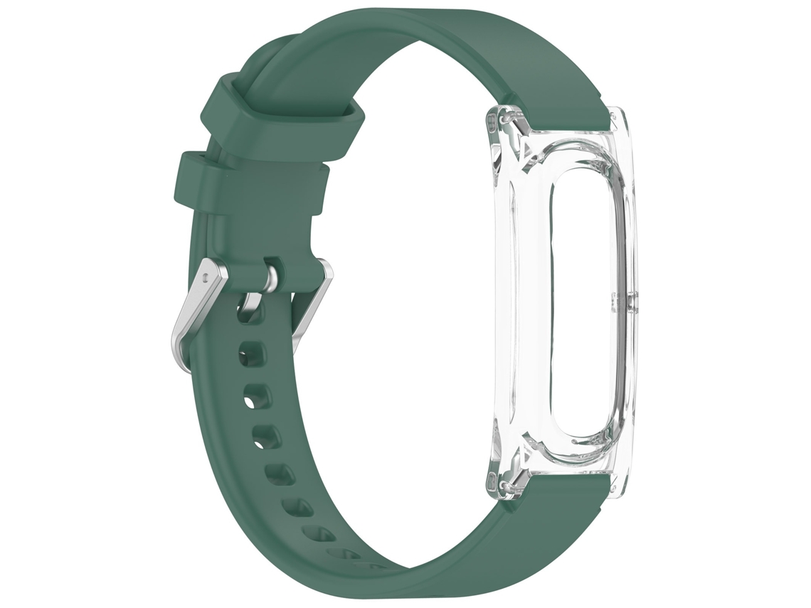 Bracelete Para Google Fitbit Air, Silicone Dividido（verde Escuro）czhhmart