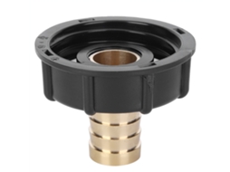 Conector Ibc Válvula Mangueira 25mm Adaptador Barril Químico Brass Resistente Ácidos