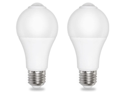 Lâmpada com Sensor Crepuscular E27, 12w, 6000k, Branco Frio, Pacote com 2 Unidades, Fy BRILVIBERA