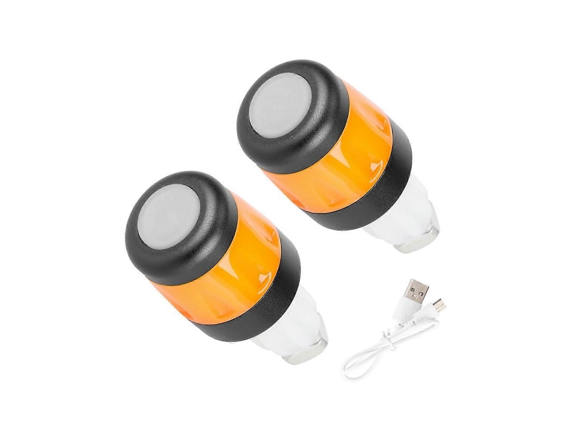2 Luzes De Led Para Guidão De Patinete Elétrico Com Sinal De Setas E Plug De Extremidade