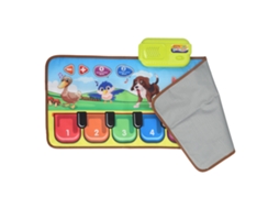 Primerox tapete Musical Infantil Piano Animal Plegável 80x30cm Brinquedo Educativo 3 Anos +