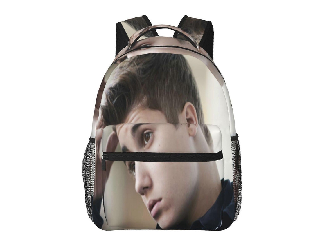 Mochila De Estudante K21 Justin Bieber, Leve E Durável, À Prova Dágua E Com Alça De Ombro Ajustável. Olysi Shop