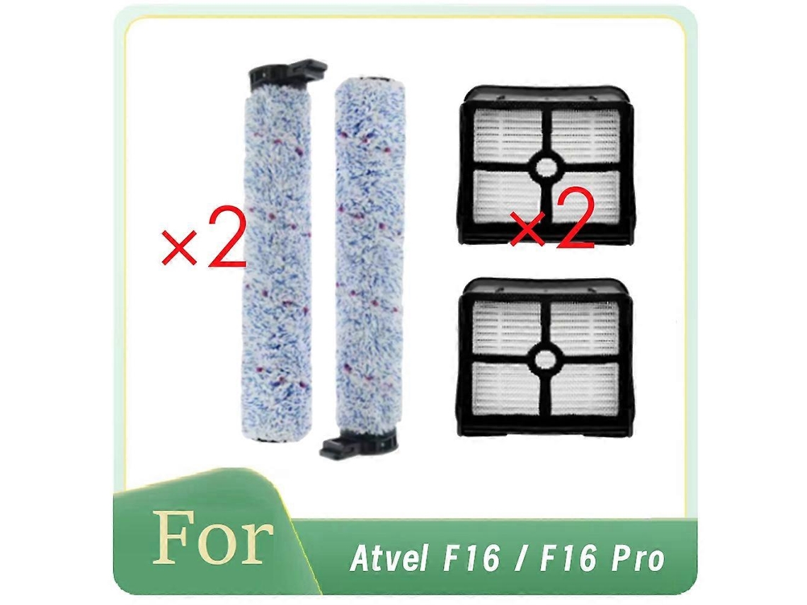 Acessórios Para Aspirador De Pó Atvel F16 / F16 Pro: Escova Rotativa, Filtros Hepa E Acessórios Ultrarresistentes.