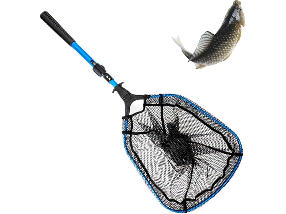 Telescópico Para Redes De Pesca, Redes De Pesca Rede De Pesca Telescópica Dobrável Com Cabo | Gokoco