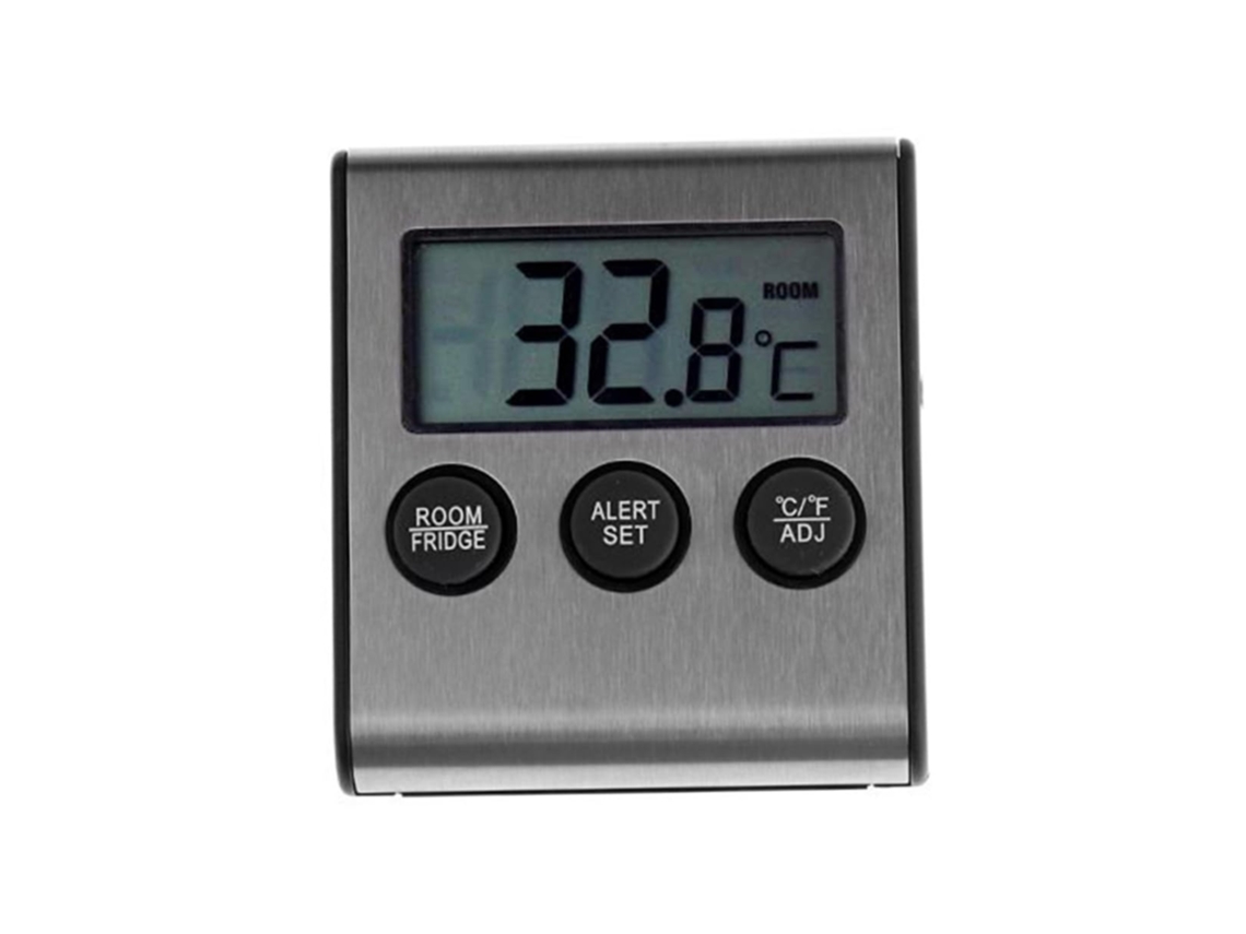 Lurelia Termómetro Analógico, Para Frigorífico, Alta Precisão, Visor Fácil Leitura, Alarme Sonoro, Baixo Consumo