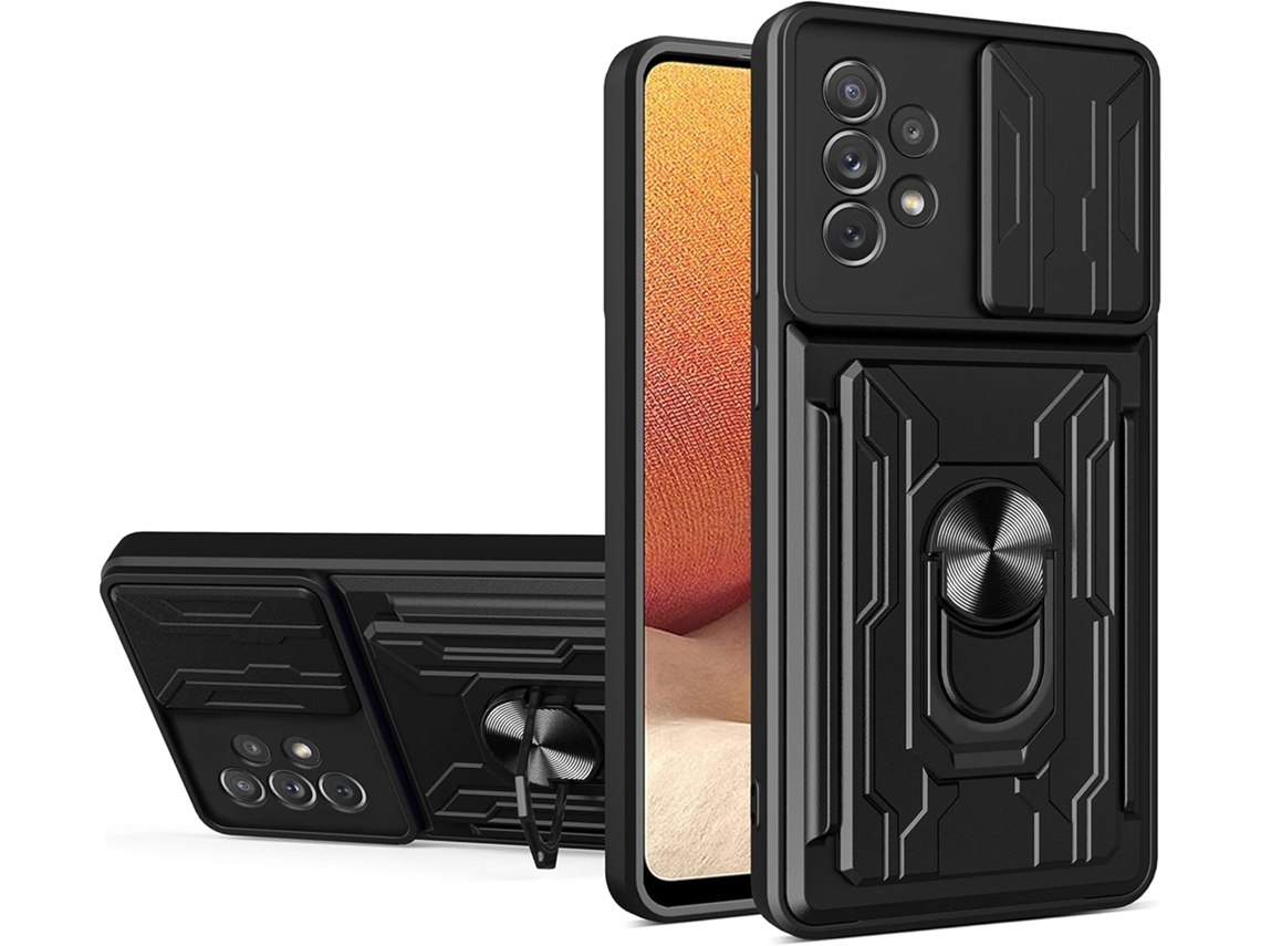 Lente para Telefone Proteção Deslizante Qualidade Militar para Samsung Galaxy A33 5G HONGWE. Preto