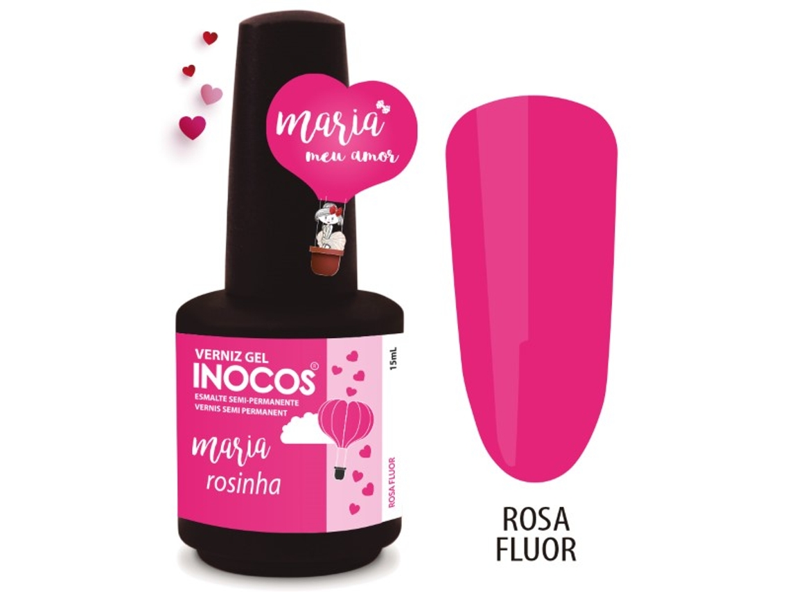 VERNIZ DE GEL INOCOS MARIA ROSINHA, 15 ML